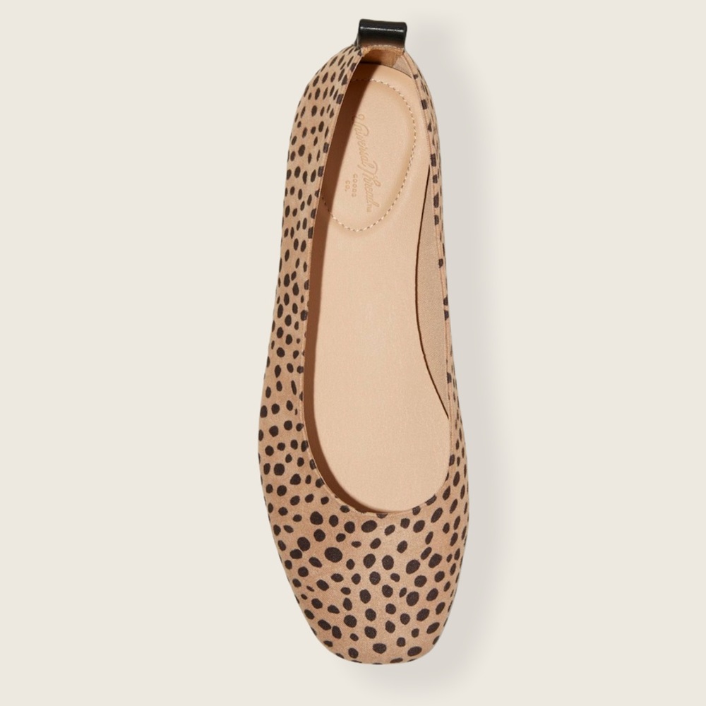 Universal Thread Animal Print Flats Leopard Ballet Flats Animal Print Size 6 - Picture 7 of 12